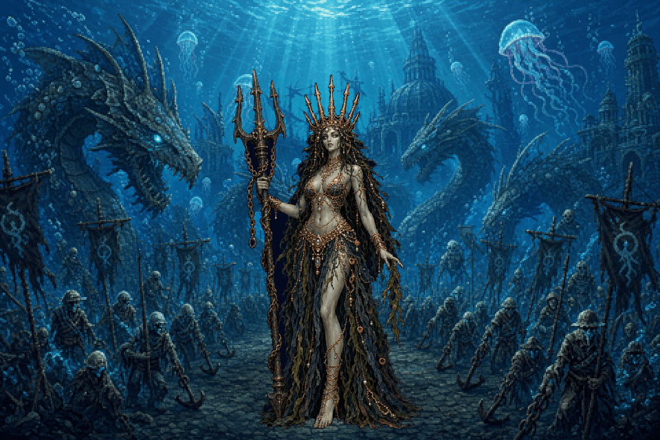 Lord Tidefar leading the leviathan host of Marennis
